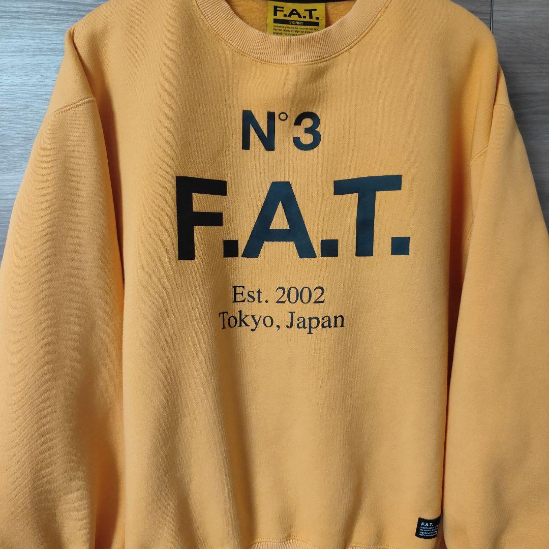 極美品FATヘビーウェイト オーバーサイズスウェットNO.3 SKINNY(L)