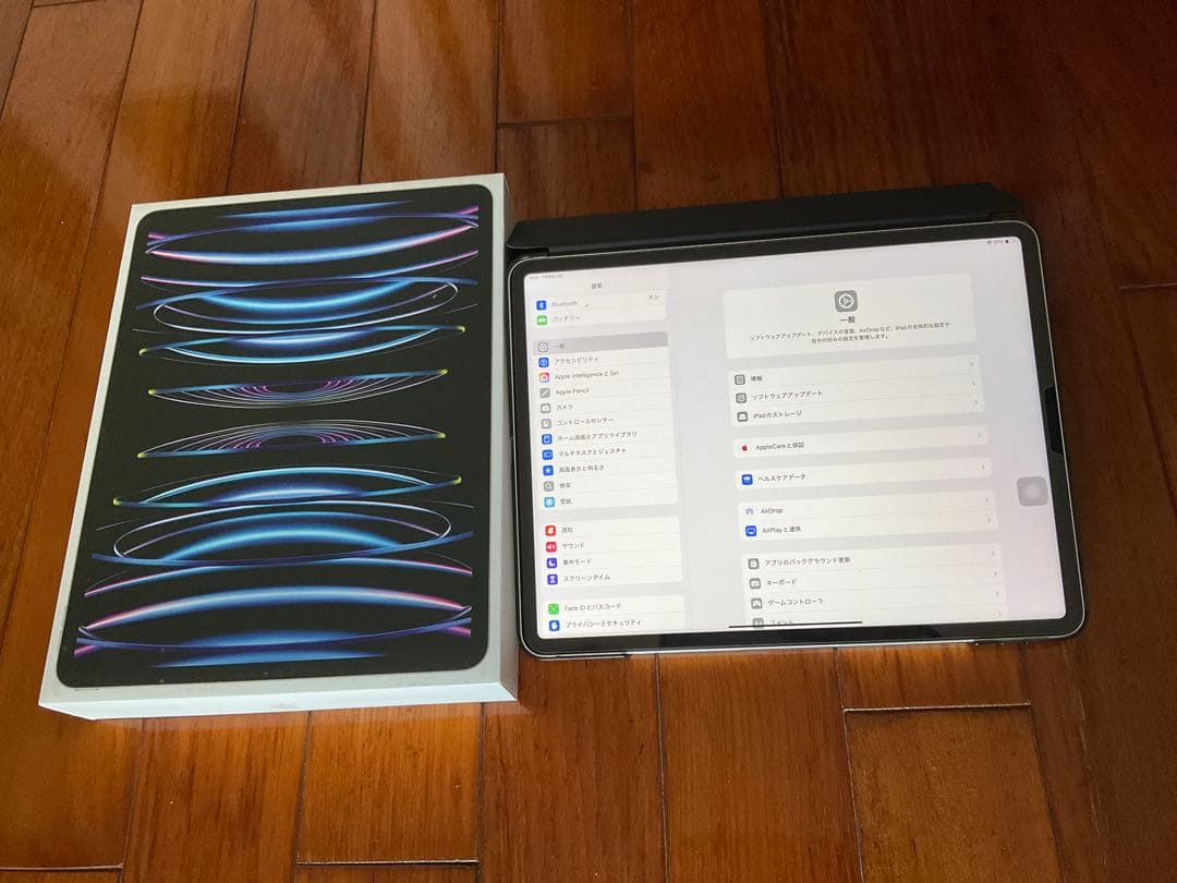 M2 iPad Pro 12.9インチ スペースグレー 本体　カバー付き