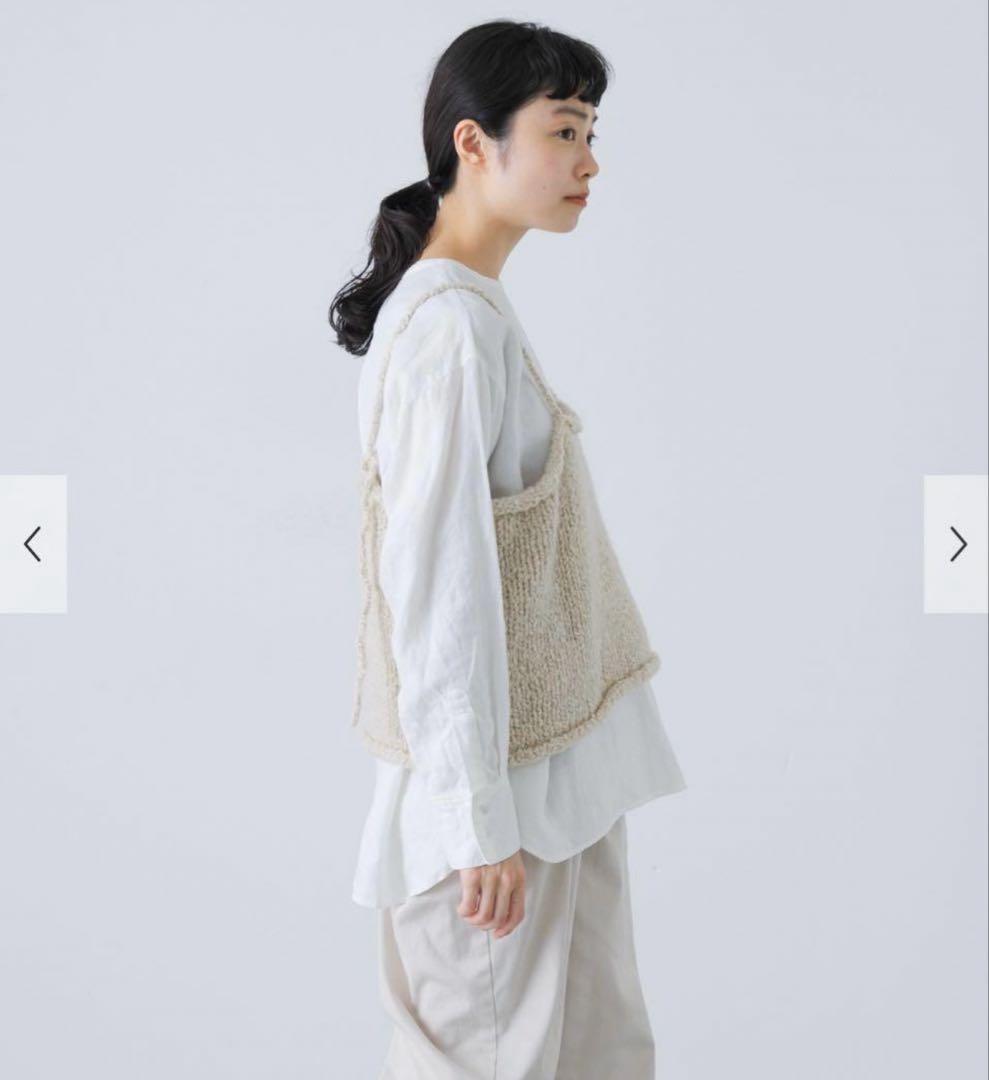 新品タグ付き　かぐれ　アルパカウールブークレニットキャミソール　アーバンリサーチ