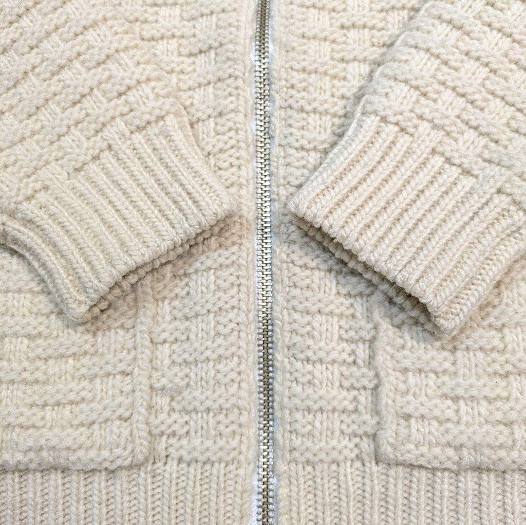 BATONER SHIPS別注 アランニット カウチンセーター カーディガン L