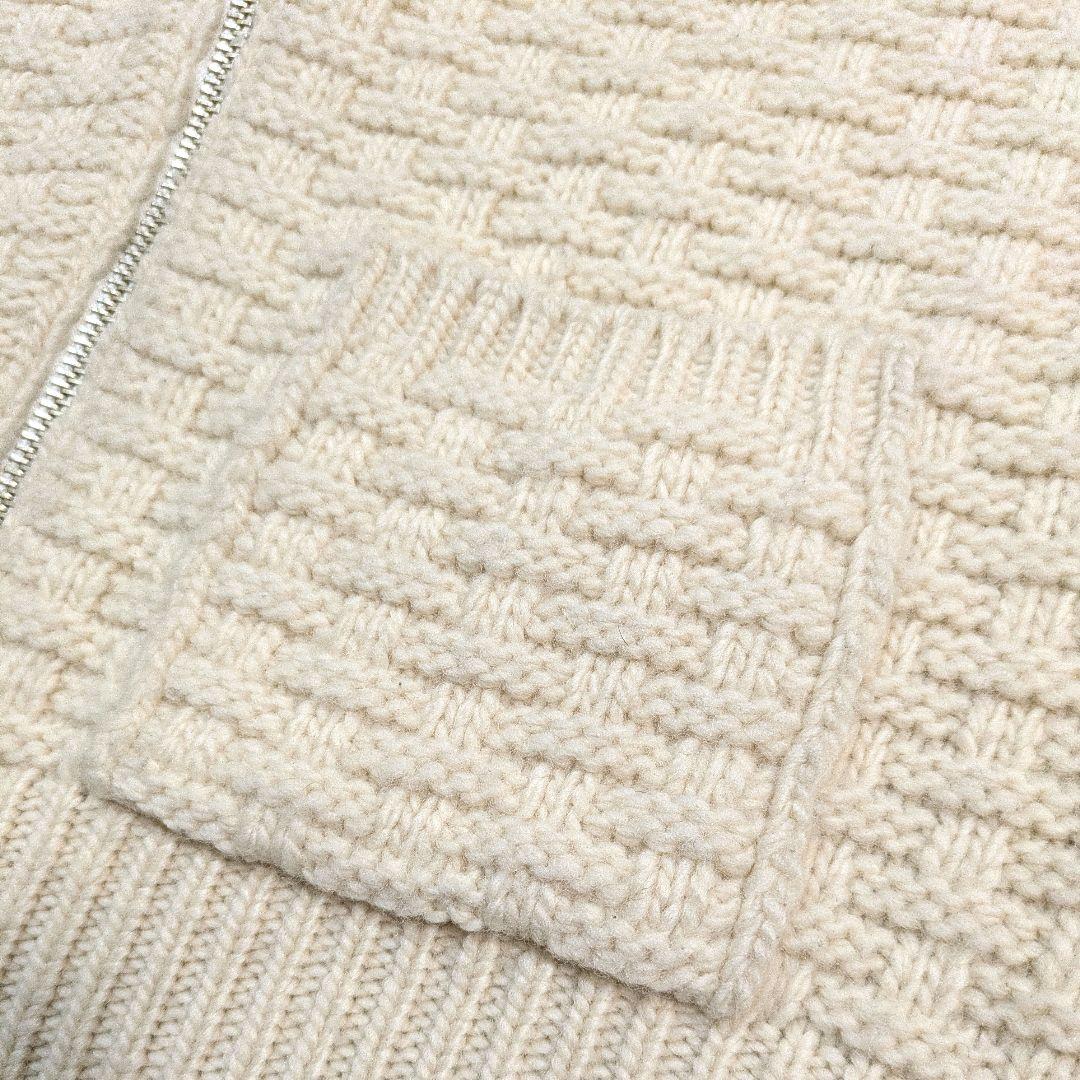 BATONER SHIPS別注 アランニット カウチンセーター カーディガン L