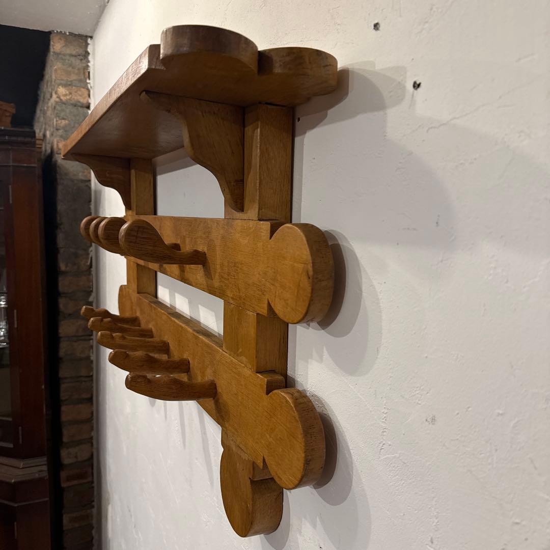 年末年始saleヴィンテージ　木製ウォールハンガー　壁掛け　ハンガーラック