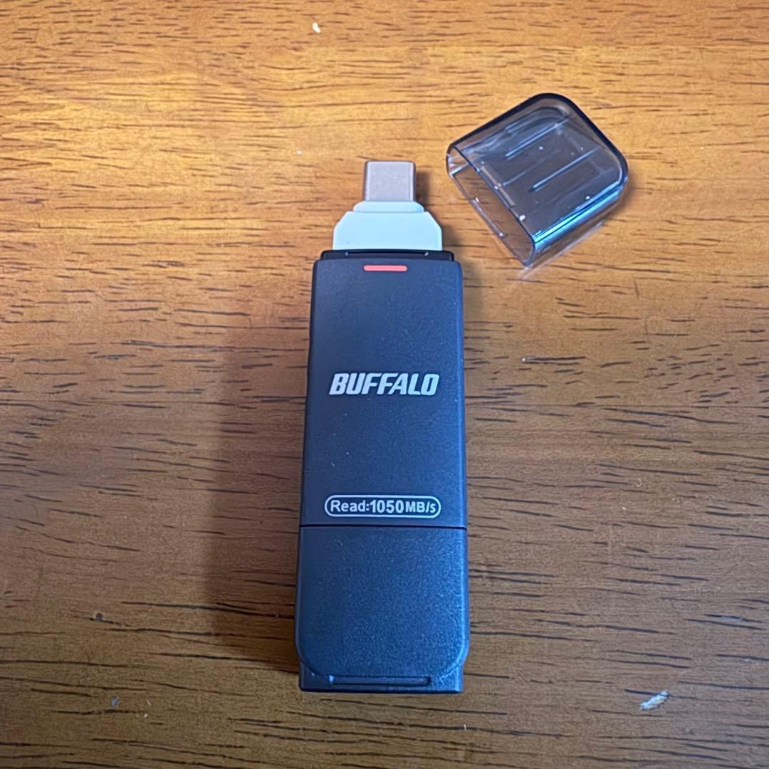 BUFFALO 外付けSSD 1TB SSD-SDH1.0U3-BA/N