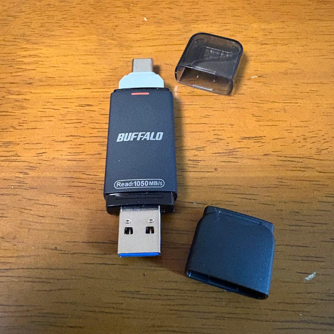 BUFFALO 外付けSSD 1TB SSD-SDH1.0U3-BA/N
