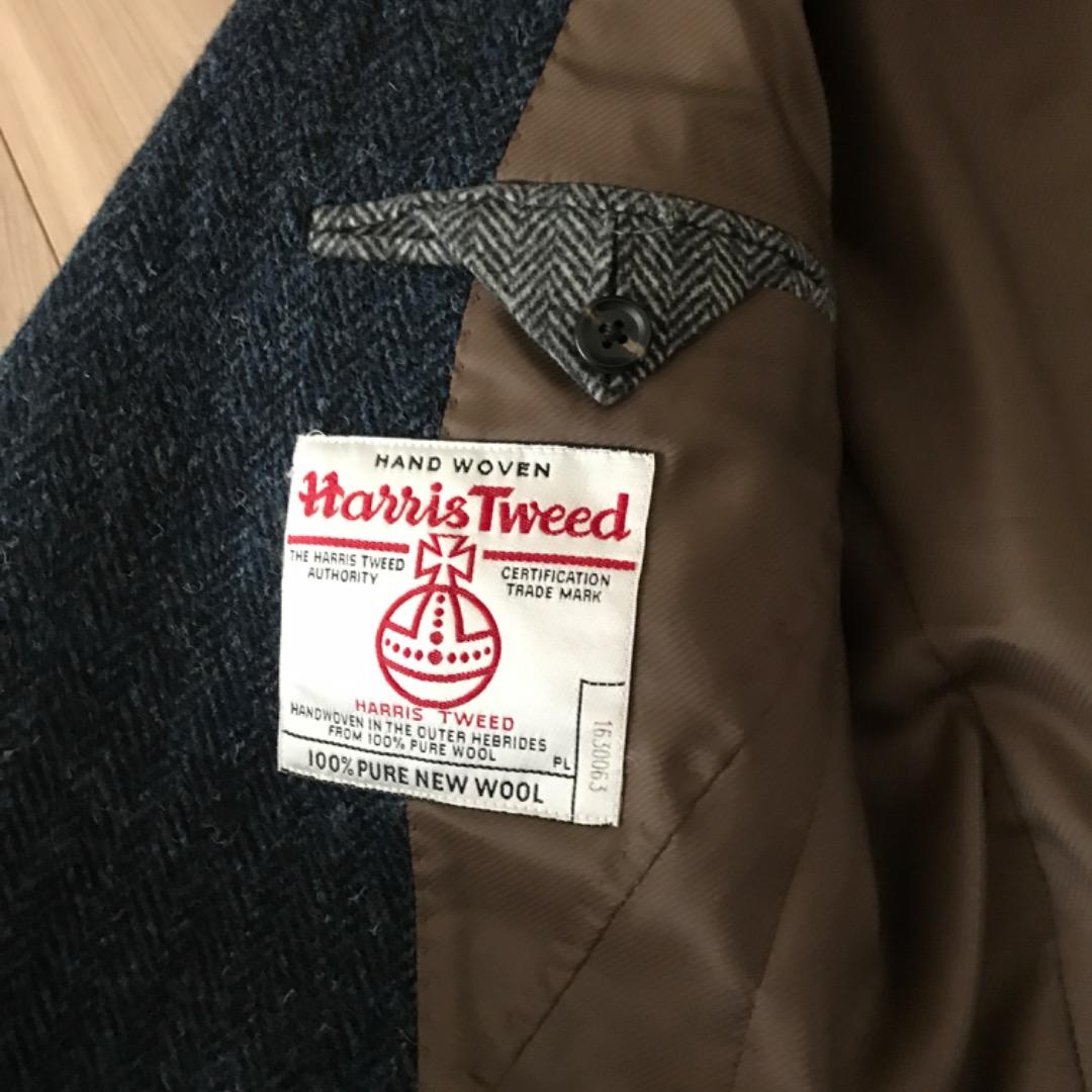 SUITSELECT HARRISTWEED テーラードジャケット ネイビー M