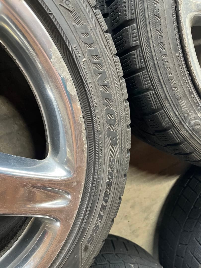 17インチ アリスト300v純正5スポークホイールセット