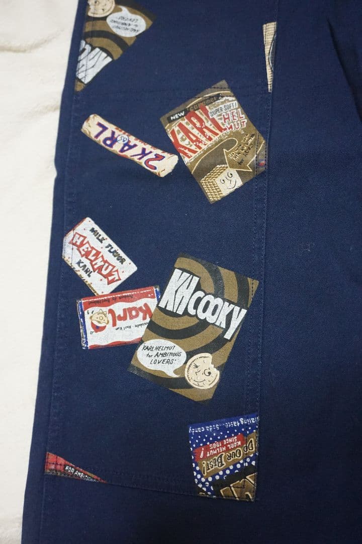 Karl Helmut カールヘルム パンツ ワッペン柄 ペインター ワーク M