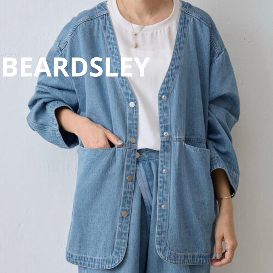 極美品＊BEARDSELY 【FLIPIER】　デニム　ハオリ　ジャケット