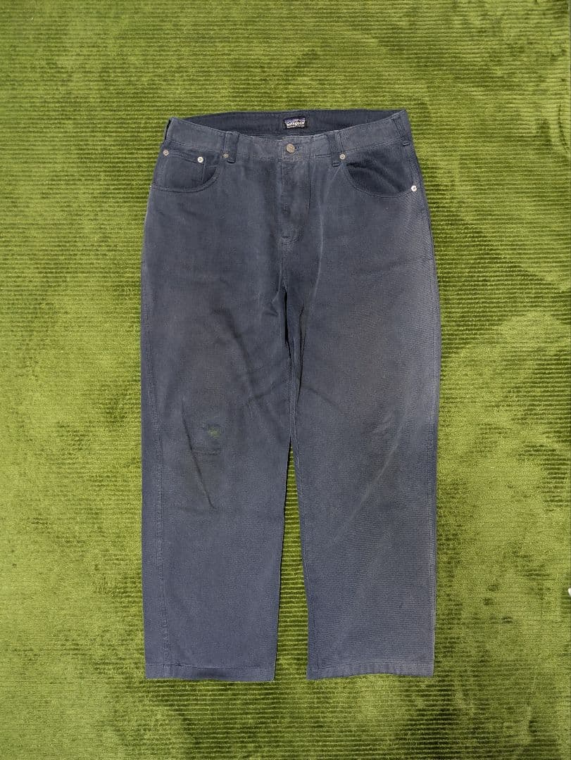 希少 patagonia トルコ製 ワークパンツ ヌエボ フリーレンジ　ネイビー