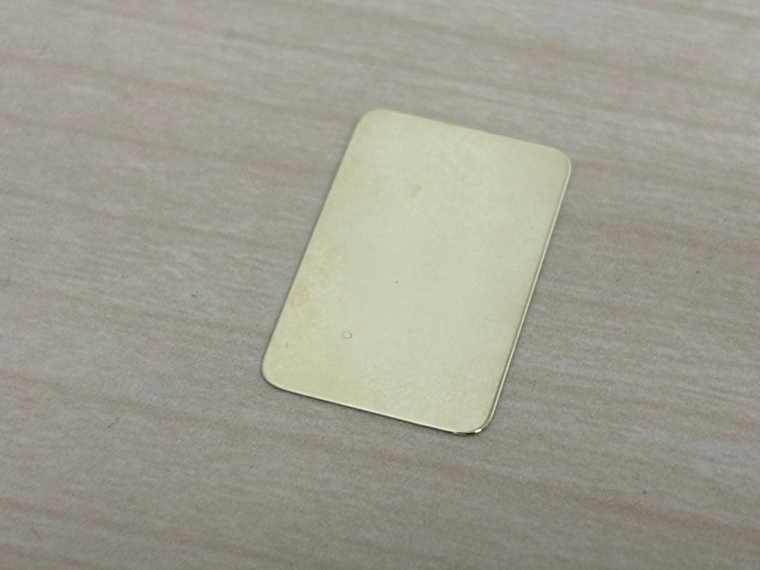 新品 ゴールド K18 18金 ゴールド プレート 1g