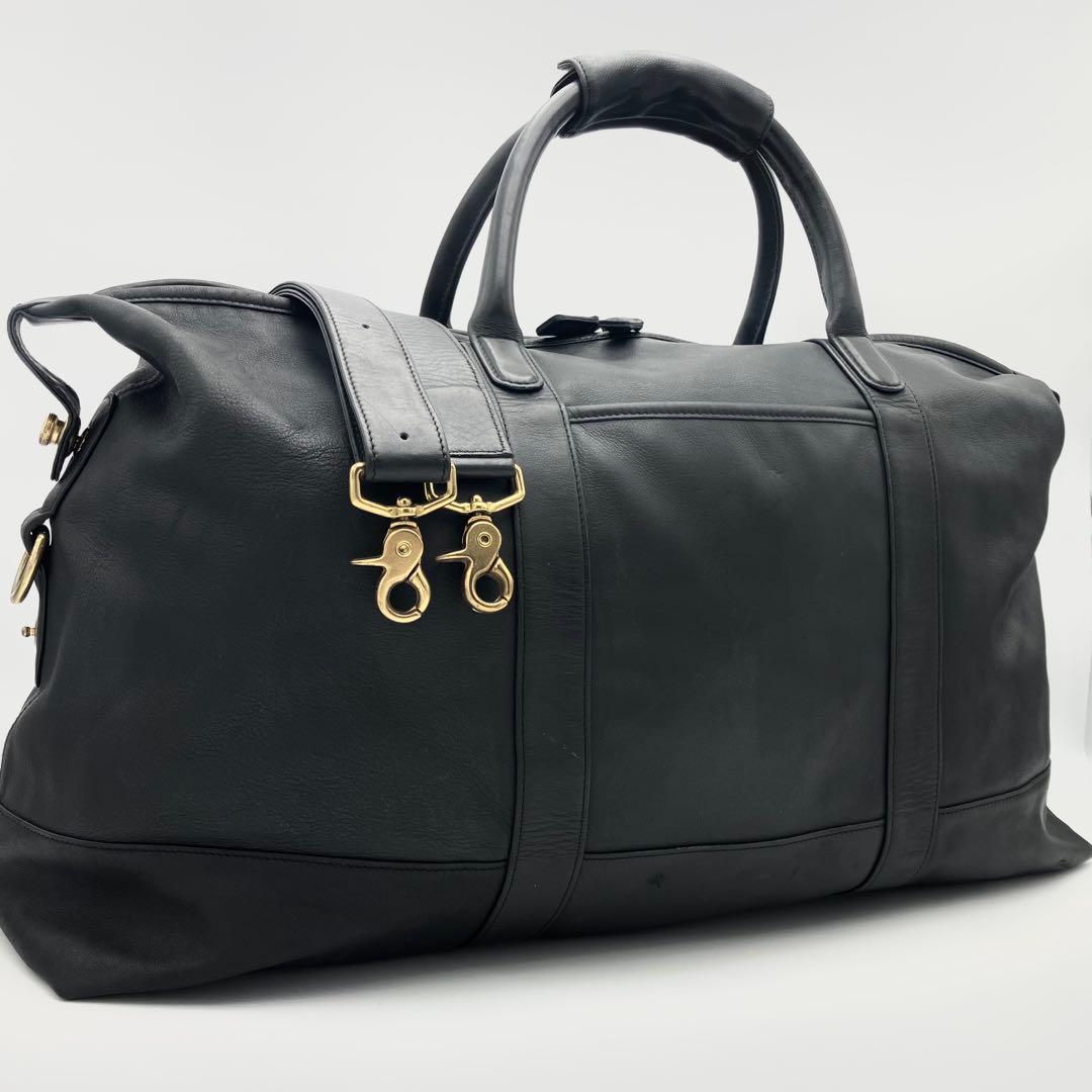 オールドコーチ ボストンバッグ 2way vintage レザー 旅行 大容量