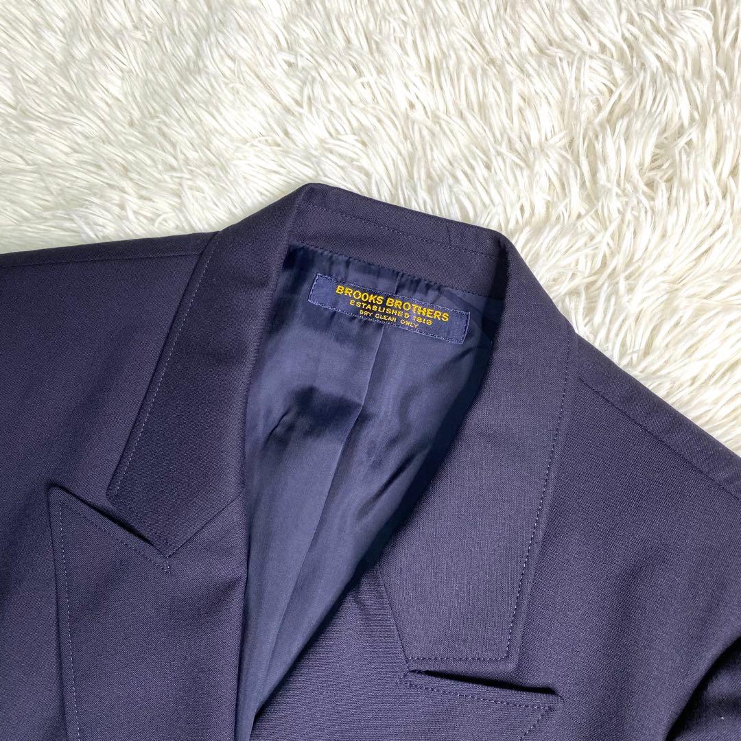 美品✨ブルックスブラザーズ テーラード 紺ブレ ダブル 金ボタン