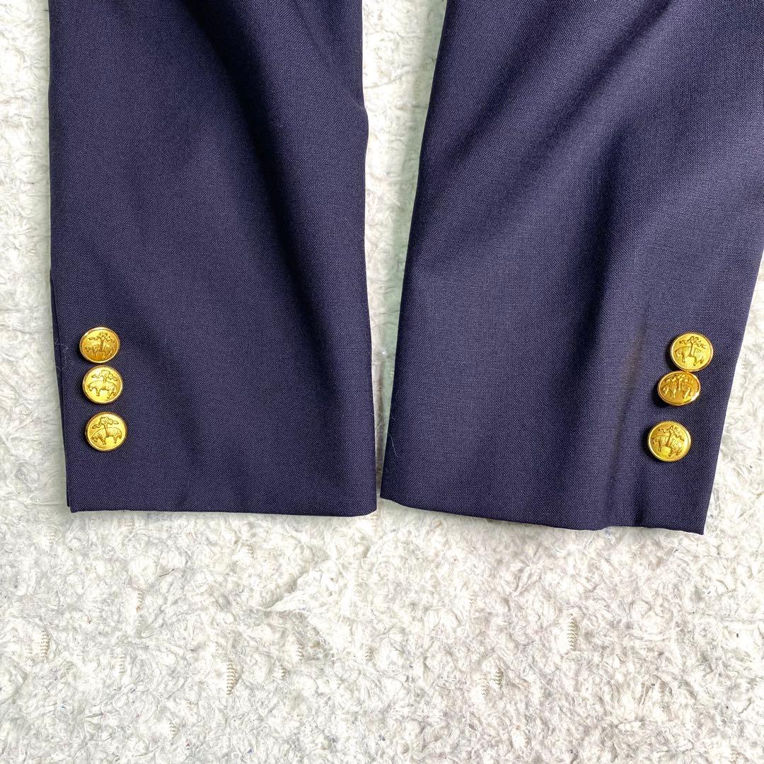 美品✨ブルックスブラザーズ テーラード 紺ブレ ダブル 金ボタン