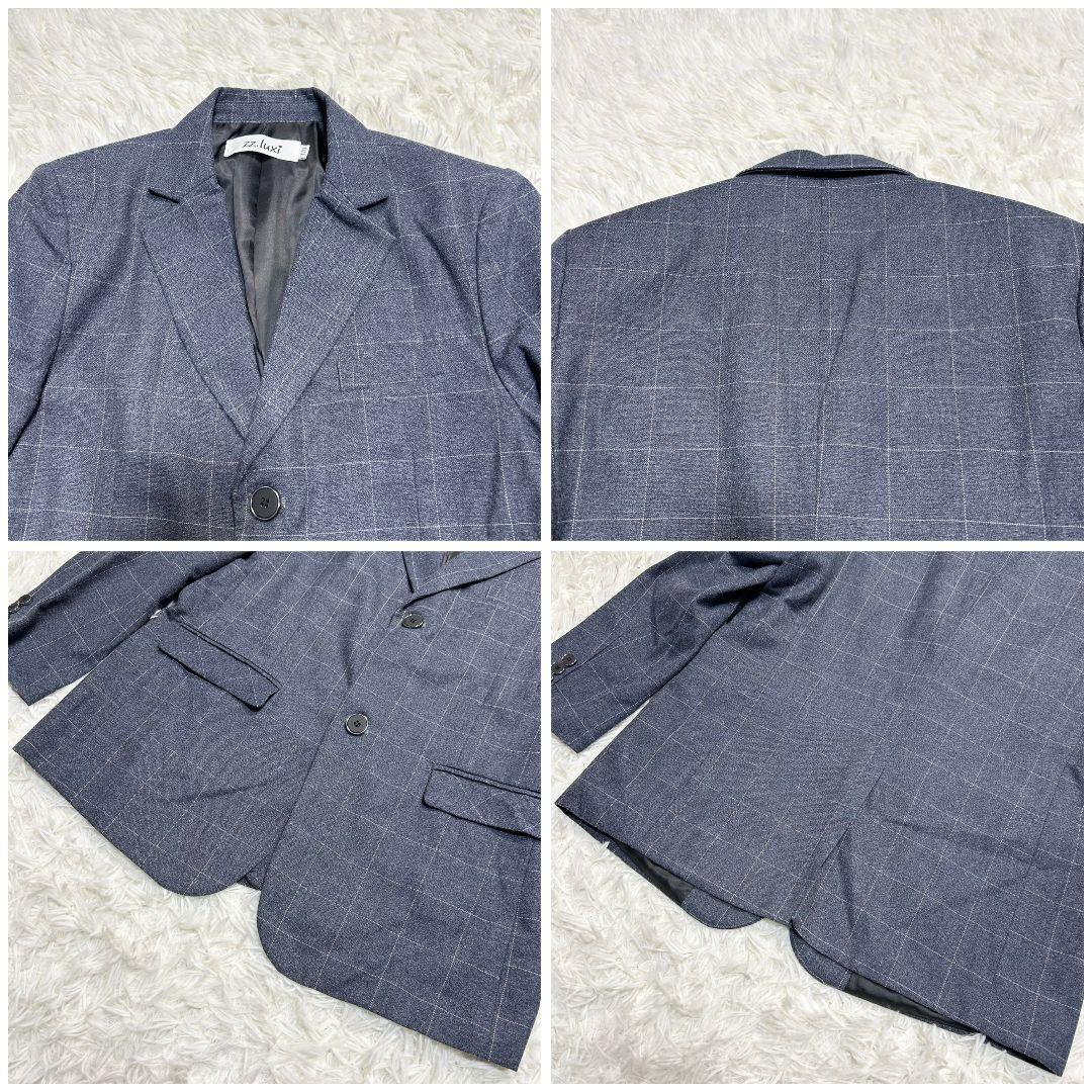 【極美品】zz.luxi フォーマルスーツ キッズ 170 グレー おしゃれ