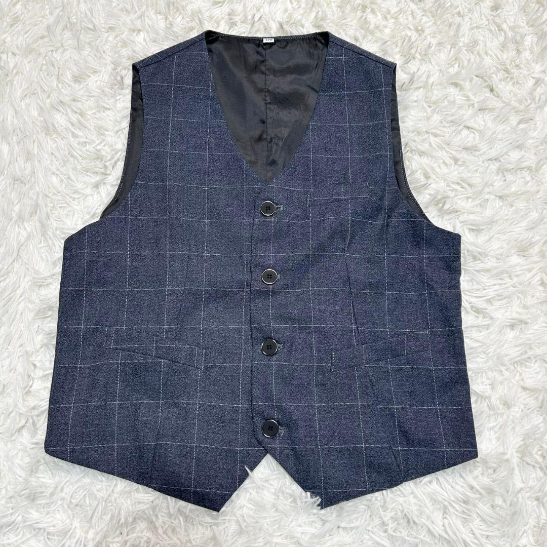 【極美品】zz.luxi フォーマルスーツ キッズ 170 グレー おしゃれ