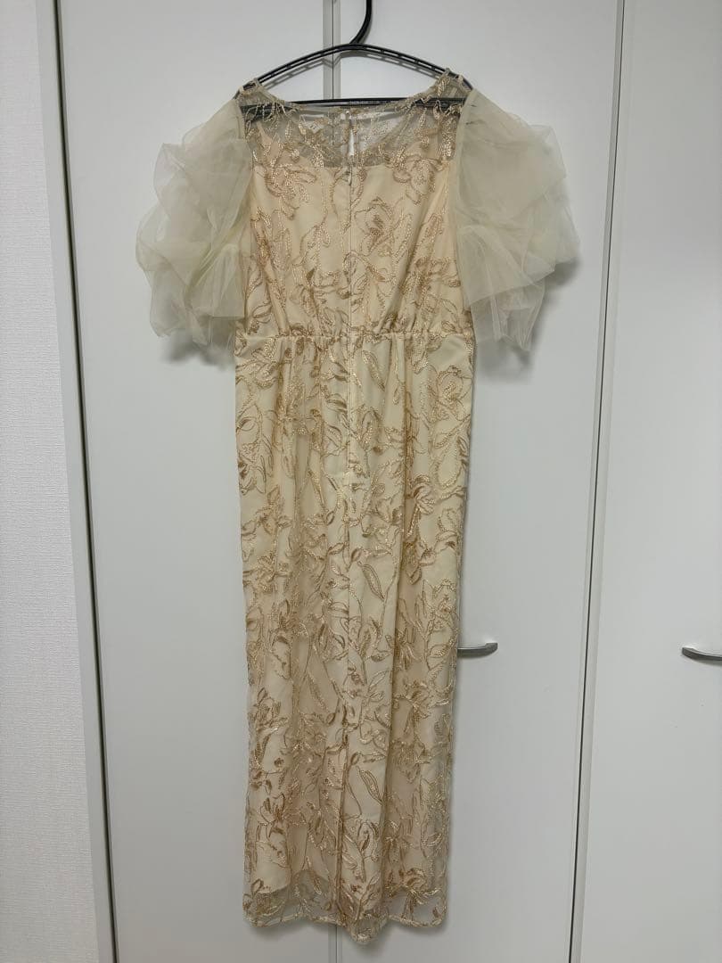 Lerure (リルアー) Fluffy sleeve pencil dress