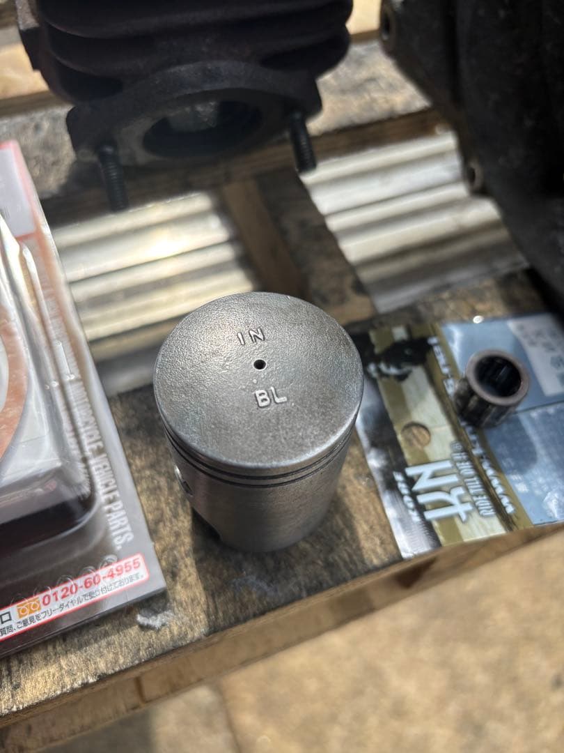 S*o様 ライブディオ　AF34・AF35 クランクベアリング交換済みエンジン。