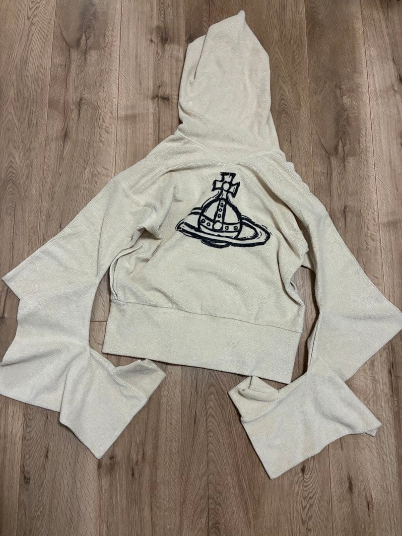 ヴィヴィアンウエストウッド　レッドレーベル　変形袖　パーカー　レア　オーブ