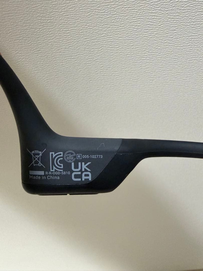 SHOKZ 骨伝導イヤホン OpenRun Pro ブラック