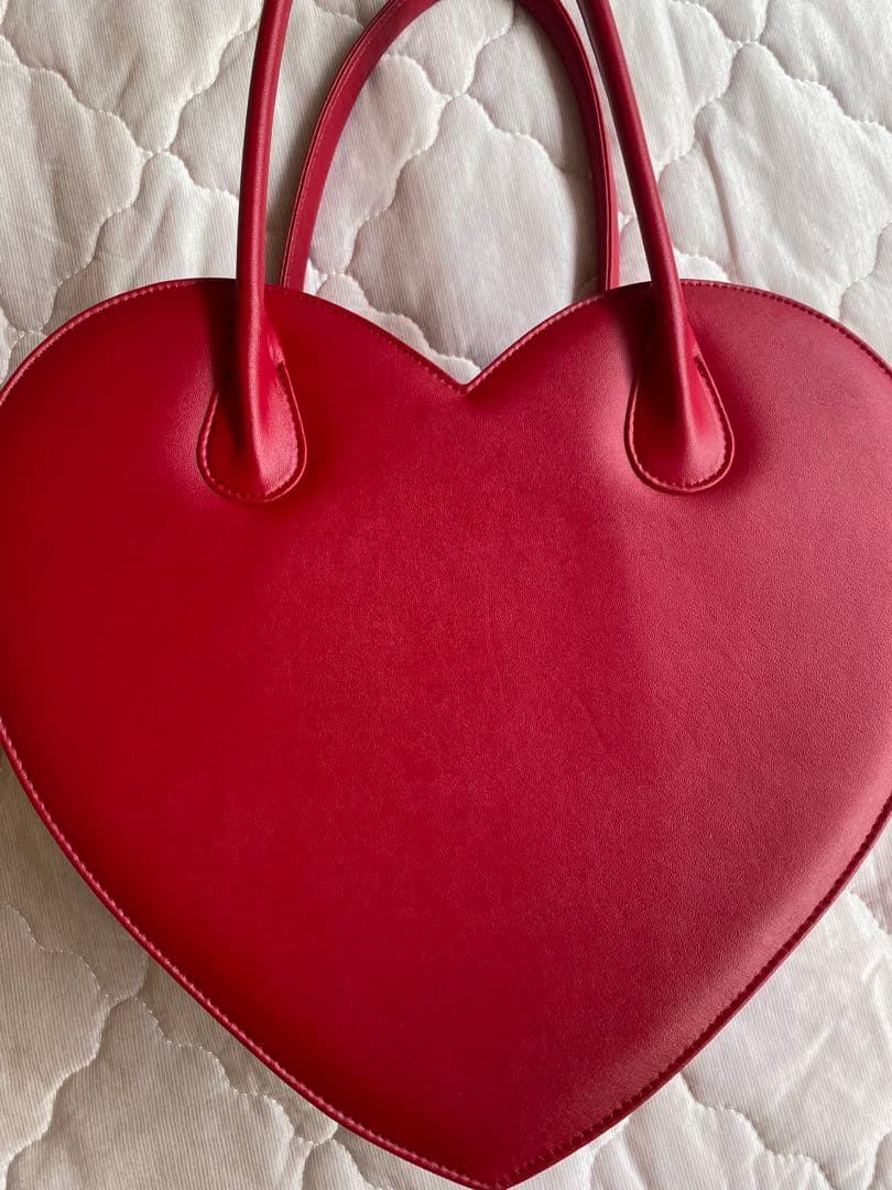 MILK ハートバッグ 赤