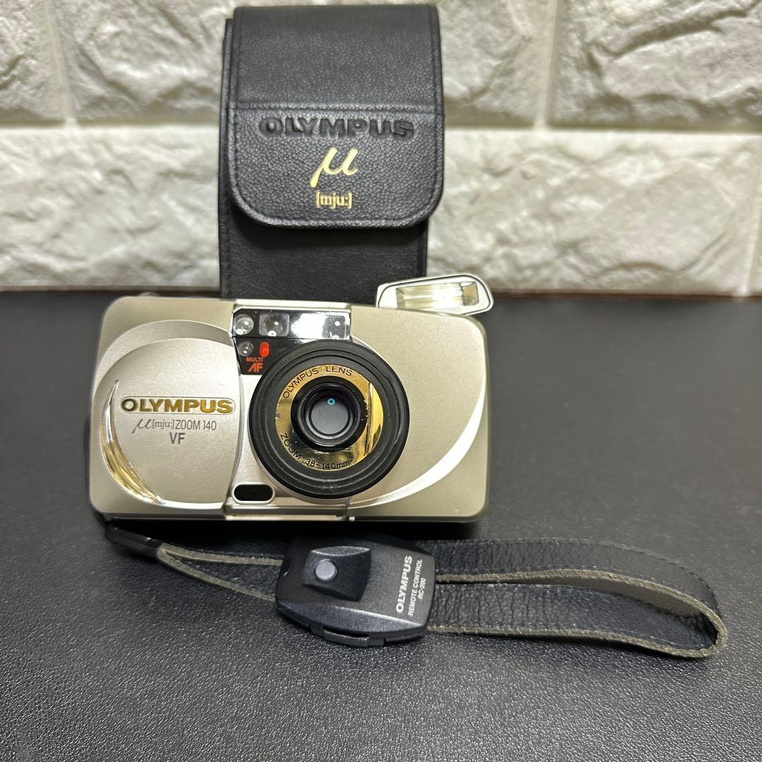 オリンパスOLYMPUS μ[mju:ZOOM 140 コンパクトカメラ　美品