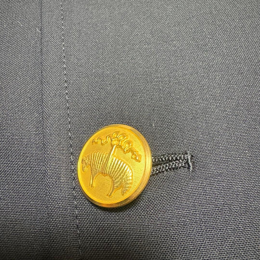 極美品 ブルックスブラザーズ　MADISON カノニコ生地　紺ブレ 金ボタン S