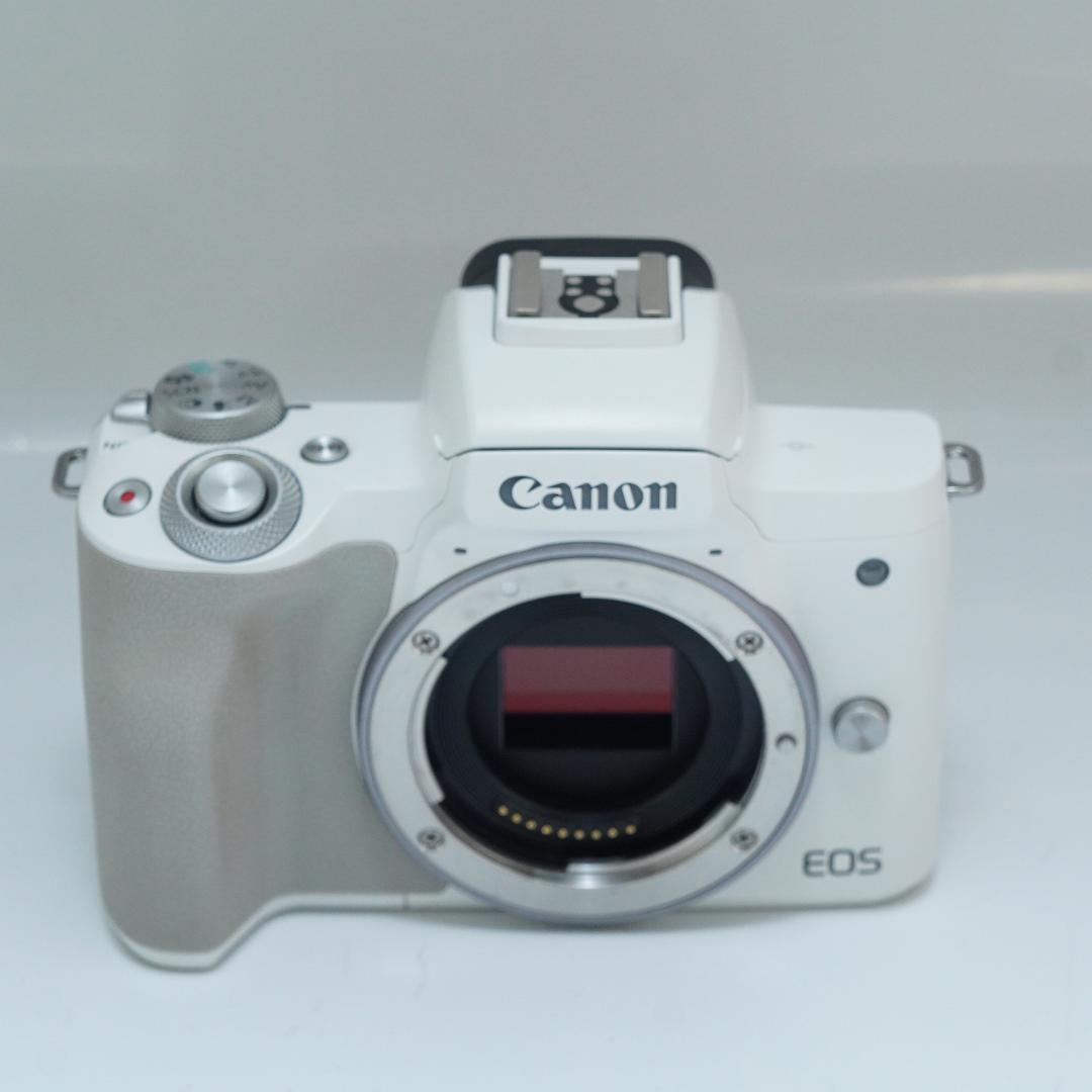 スマホ転送機能付♪キヤノン EOS Kiss M2 ホワイト