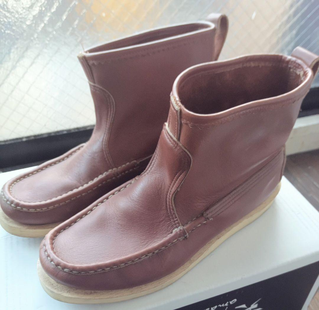 ラッセルモカシン　ブラウンレザーブーツ