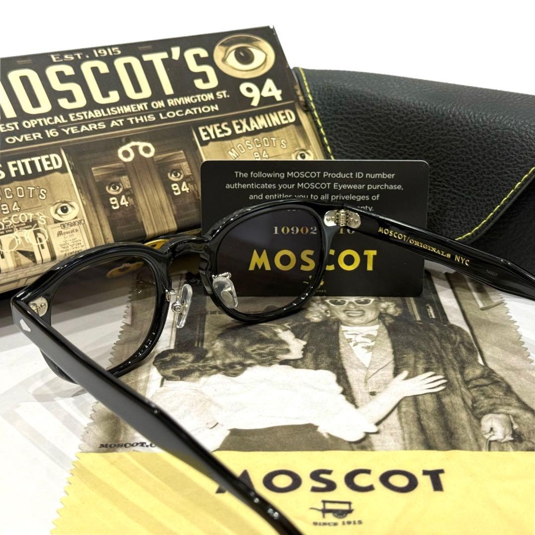 【極美品】日本限定 モスコット レムトッシュ 46 ライトグレーブラウンレンズ