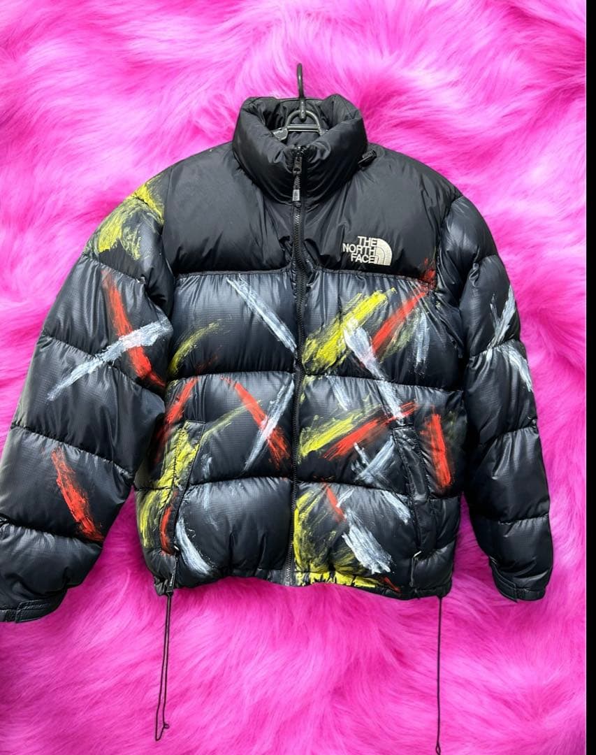 90's THE NORTH FACE ヌプシ　リメイク　ダウン　ビンテージ