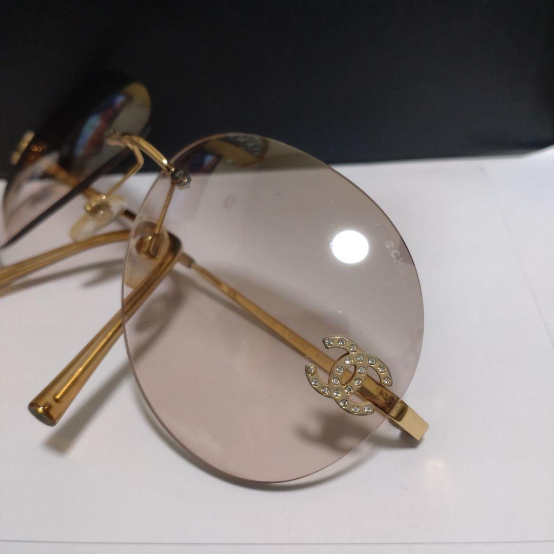 CHANEL ヴィンテージ　ブラウンサングラス