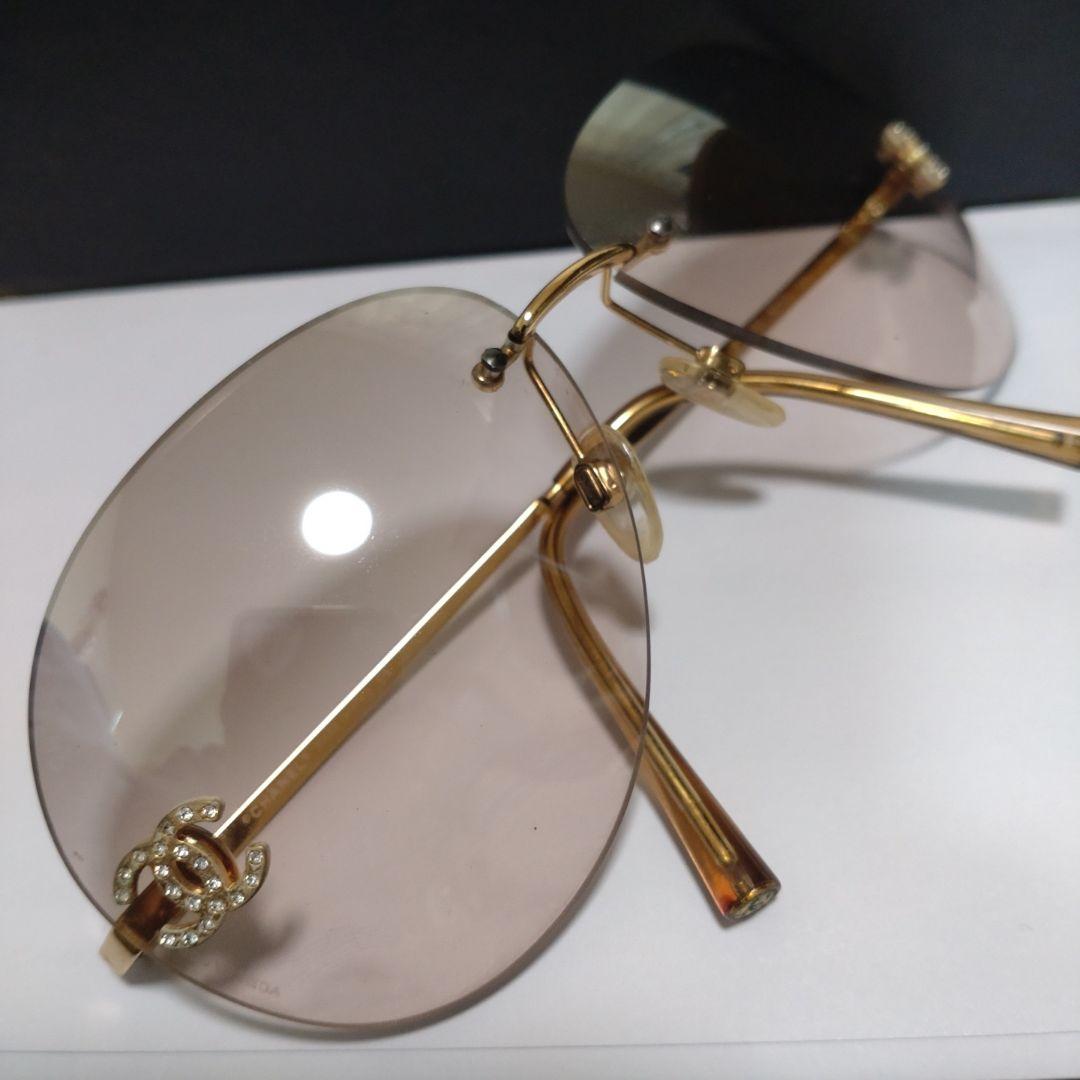 CHANEL ヴィンテージ　ブラウンサングラス