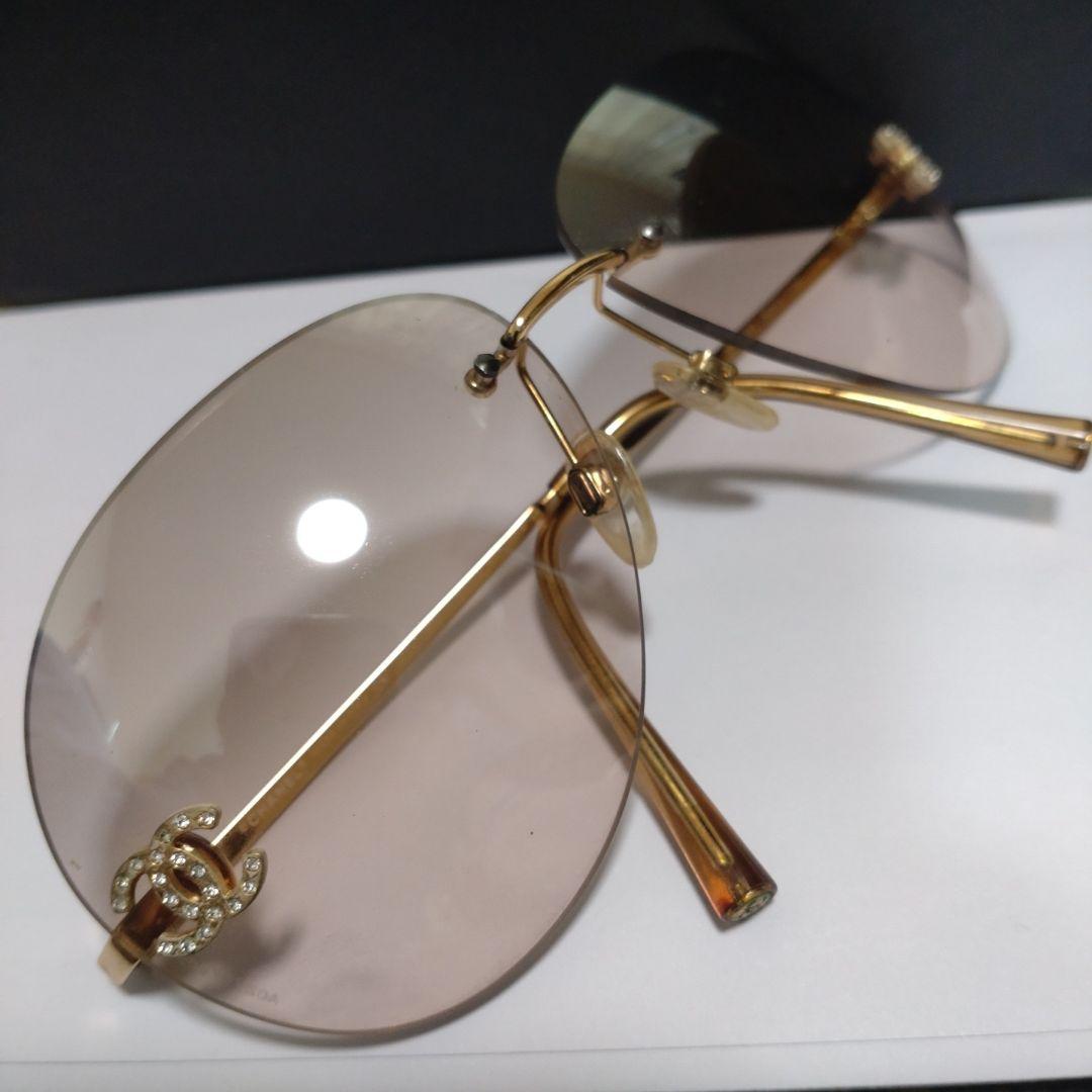 CHANEL ヴィンテージ　ブラウンサングラス