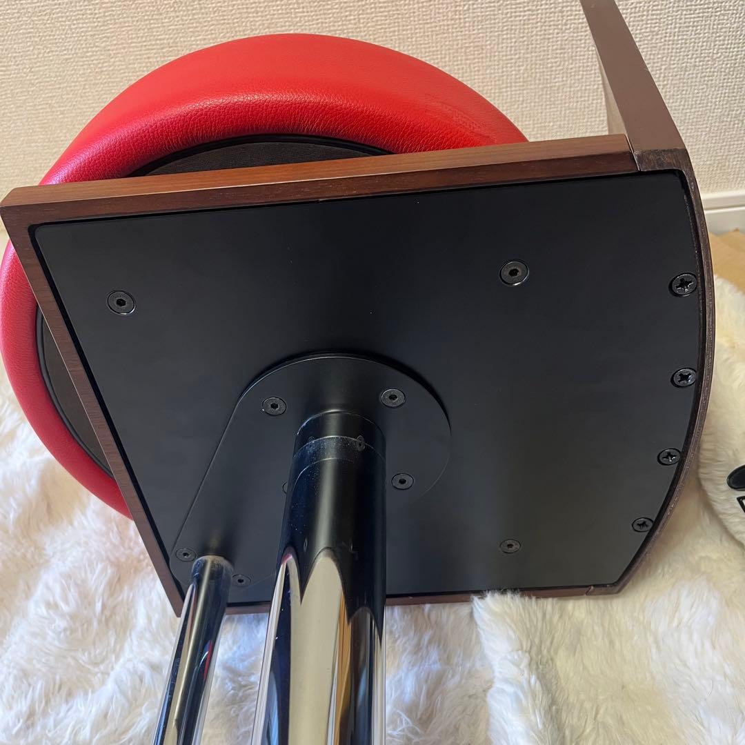 ★ポルトローナフラウ★ 赤　本革　スツール　カウンターチェア　ルスピーゲ