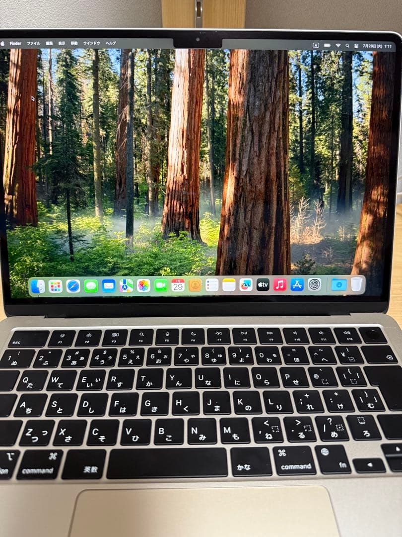 k*k様 MacBookAir M2 13inch 8/8Core SSD1TB