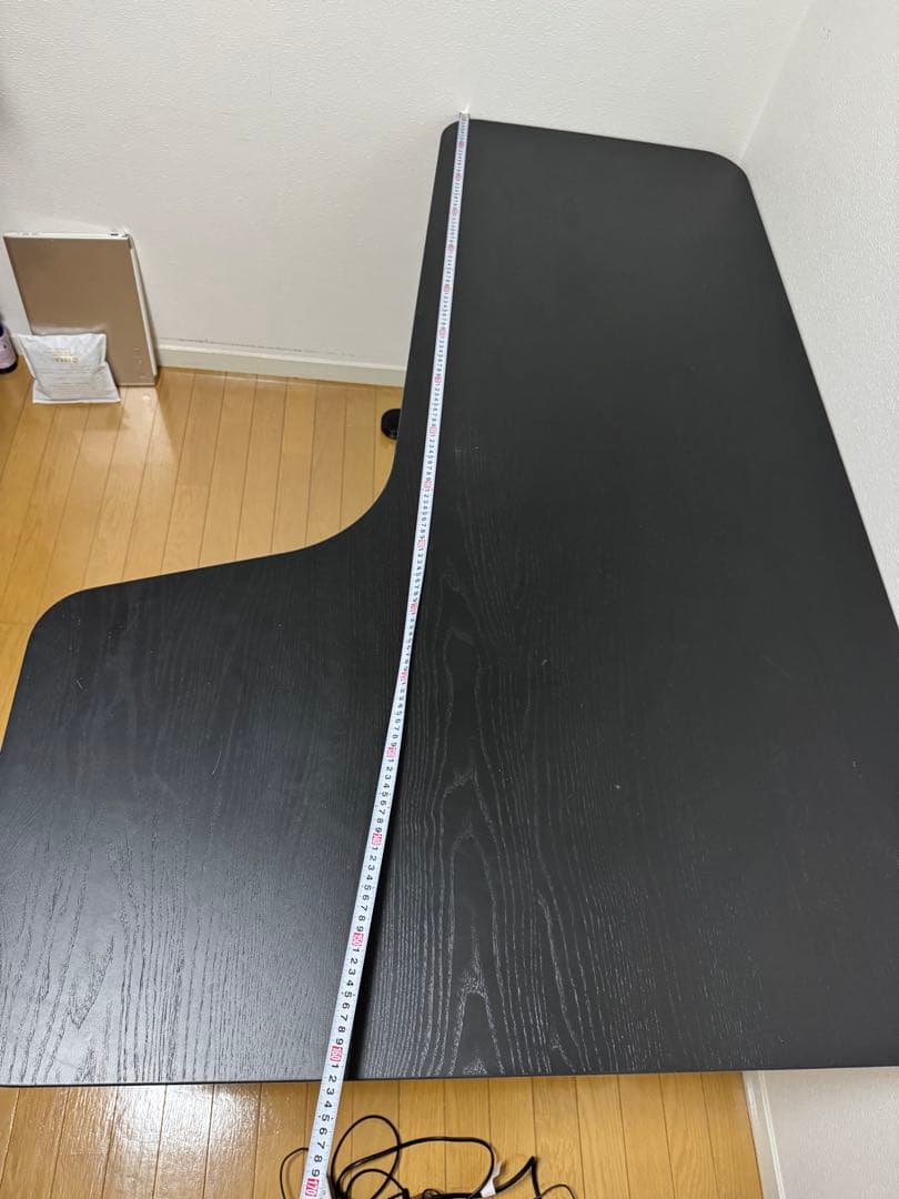 Bekant Ikea L字型 ブラック 木製デスク