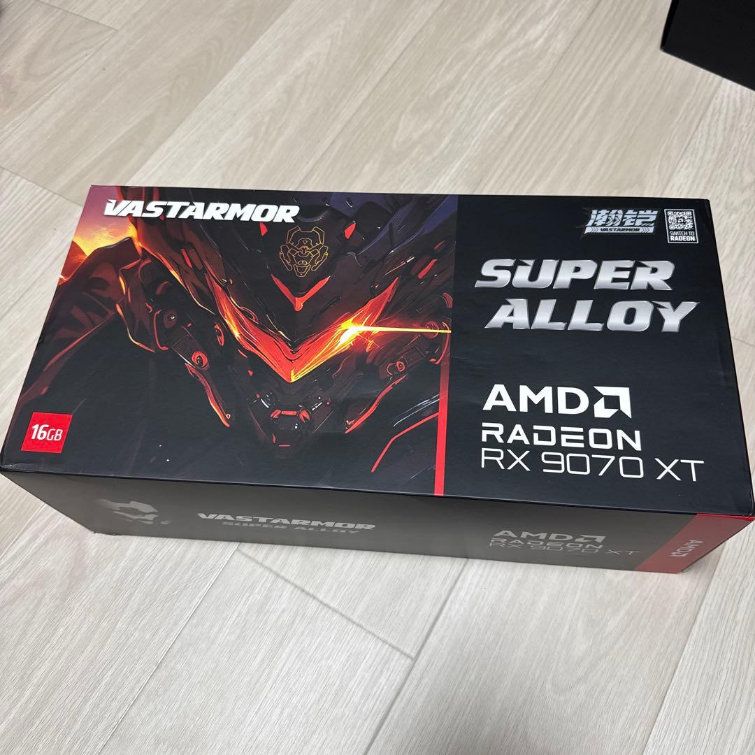 グラフィックボード・グラボ・ビデオカード Radeon RX9070XT VASTARMOR SUPER ALLOY