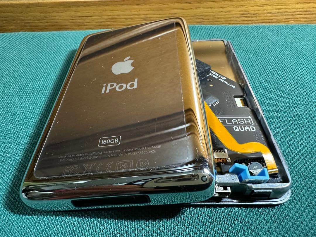 きれいなiPod Classic 7世代　iFLASH SD 512GB