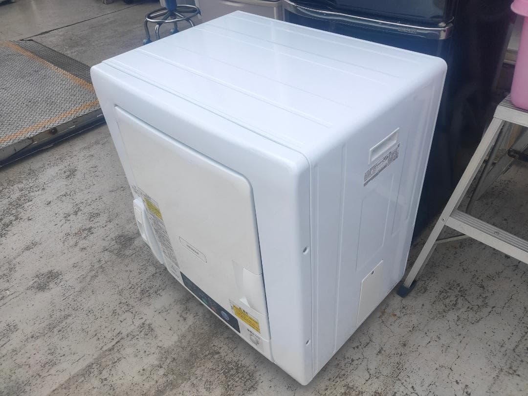日立☆衣類乾燥機 DE-N60WV (乾燥 6kg)モータープーリー交換済☆美品
