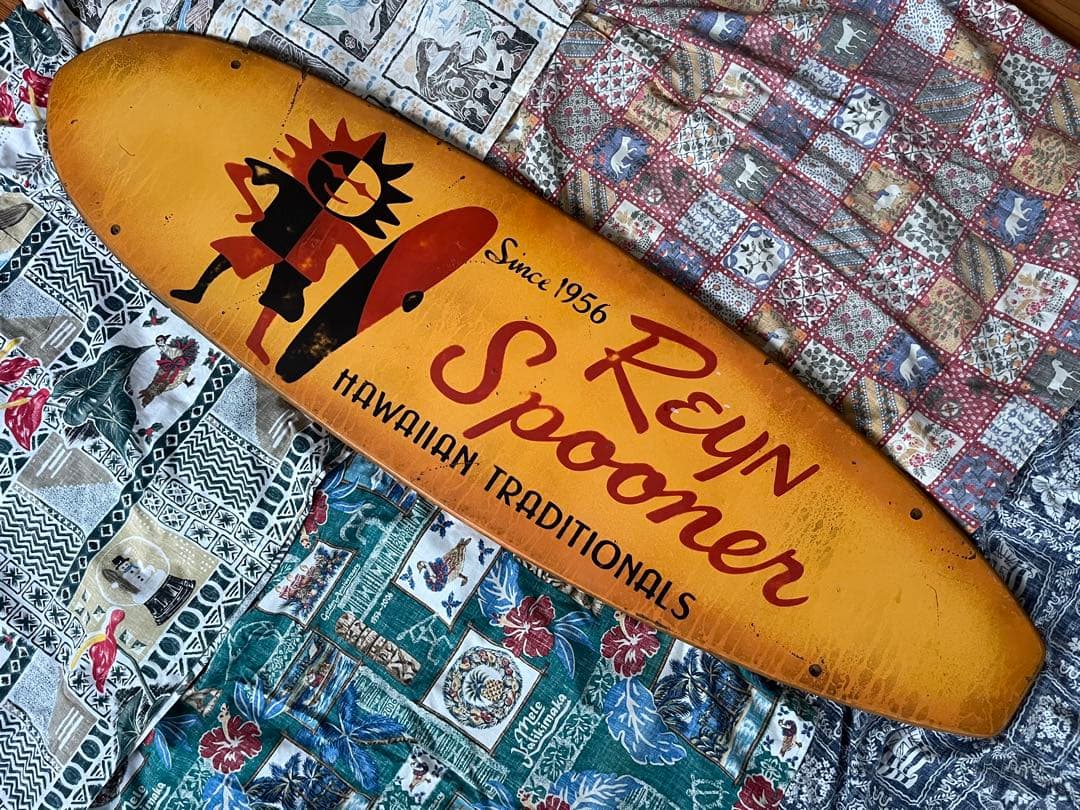 Reyn Spooner レインスプーナーサインボード アロハ　ハワイ好きな方へ