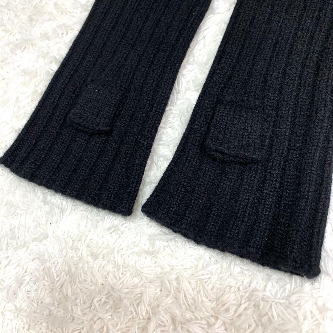 極美品 ✨ドゥーズィエムクラス カシミヤ アームウォーマー 手袋 ブラック