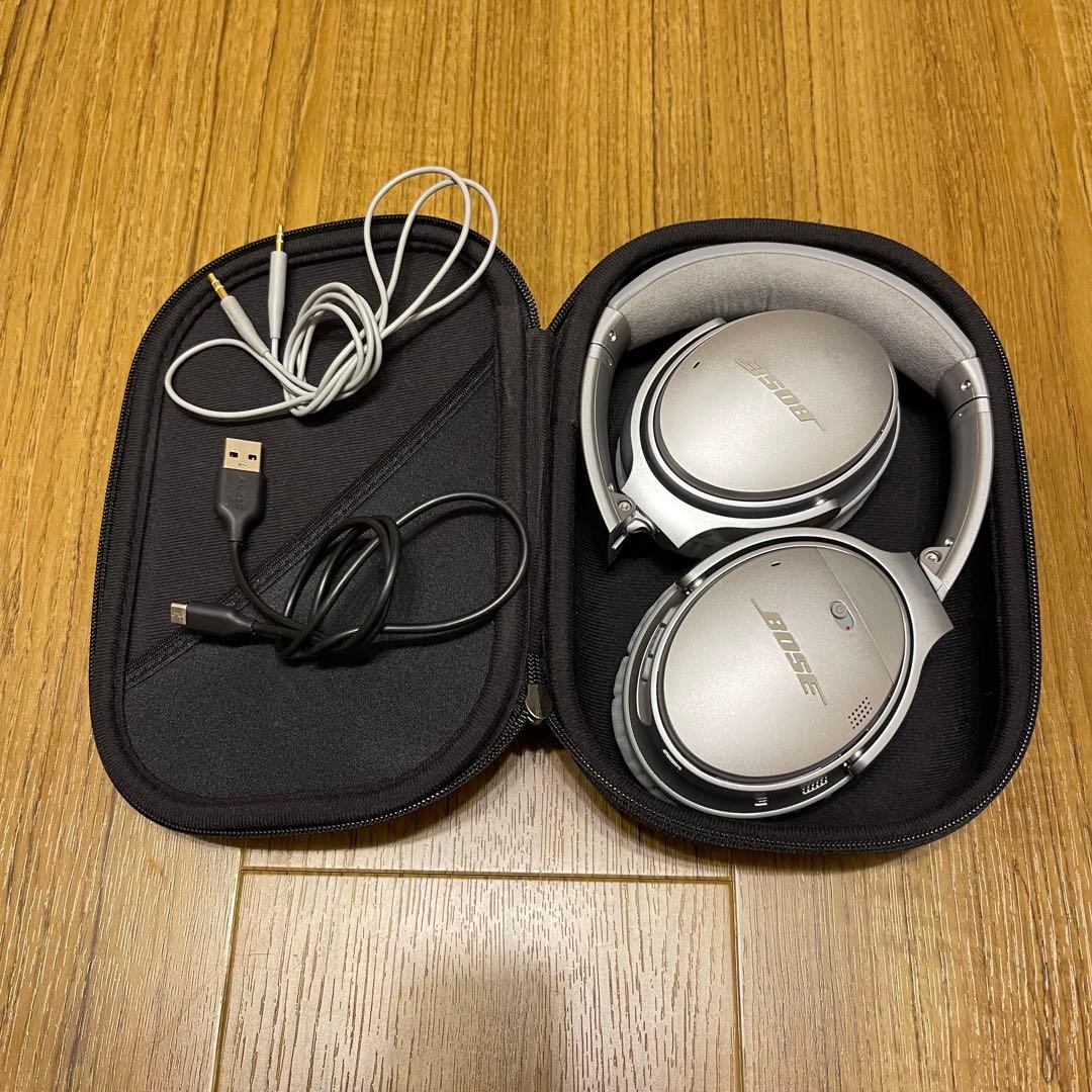 美品！BOSE QUIETCOMFORT35 ll シルバー ヘッドホン