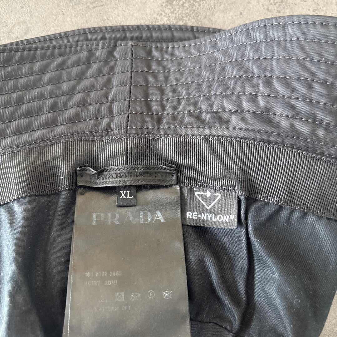 美品　サイズXL PRADA バケットハット ブラック Lサイズ