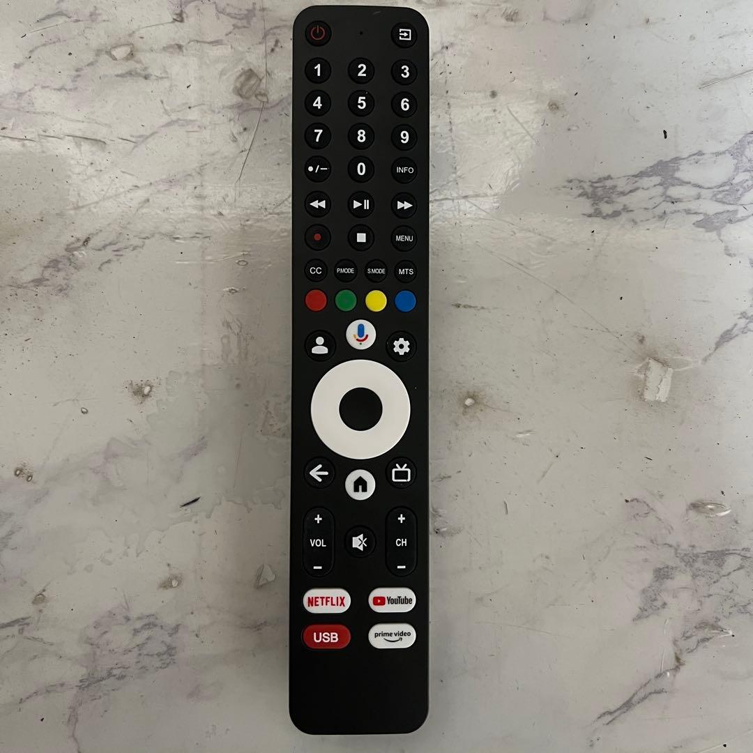 全国送料込❣️VEZZERチューナーレス テレビ 4Kネット動画対応新品リモコン