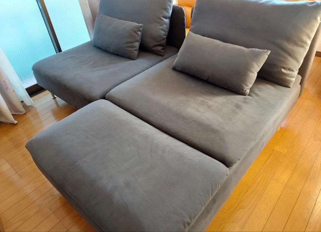 バ*ス様 IKEA イケア ソファ 寝椅子＋一人がけ　ソーデルハムン