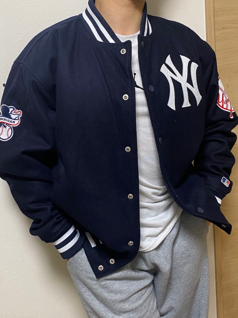Fanatics NY Yankees ネイビー ジャケット