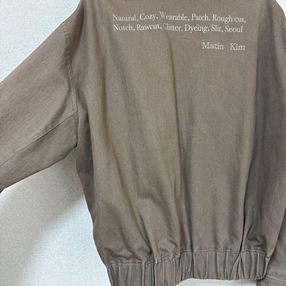 Matin Kim ブラウン ジャンパー FREE