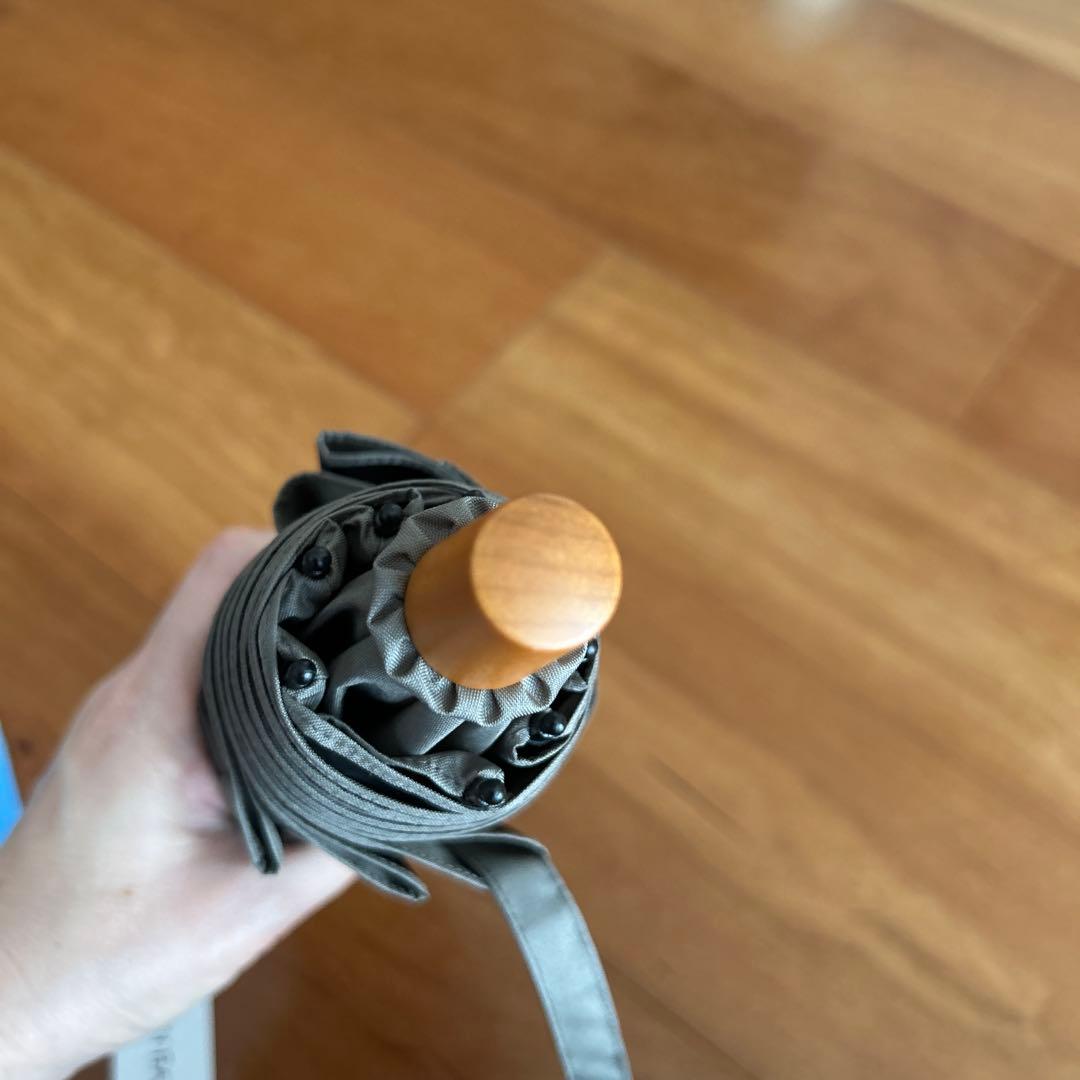 サンバリア　100 日傘　2段折り　モスグレー