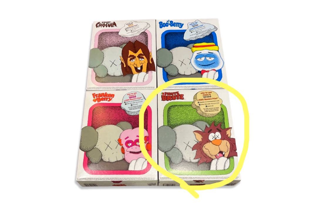 ★レア★ kaws モンスター　シアリアル　日本未発売　カウズ