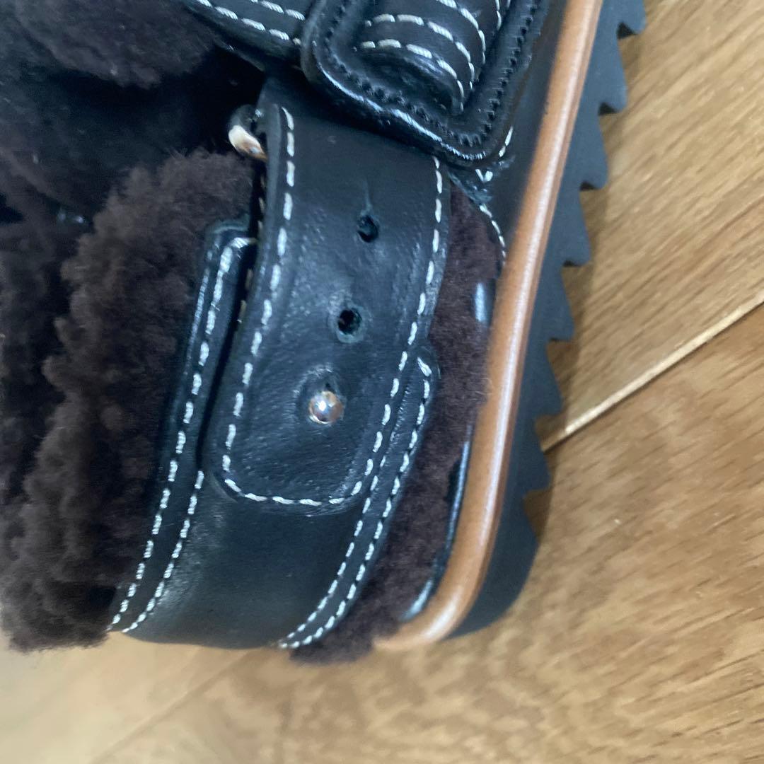 新品試着のみ☆オーラリー　ボアサンダル　レディース